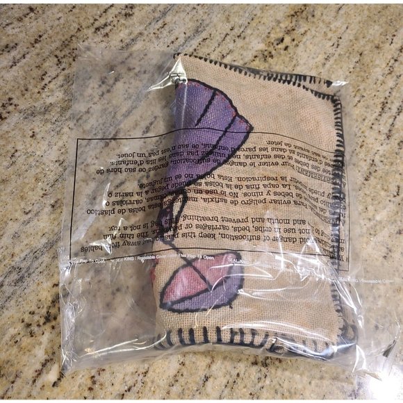 Vintage Handmade Victorian Pillow Cover 10x12" Azalea Trail Maid? Purple Dress - Picture 11 of 11